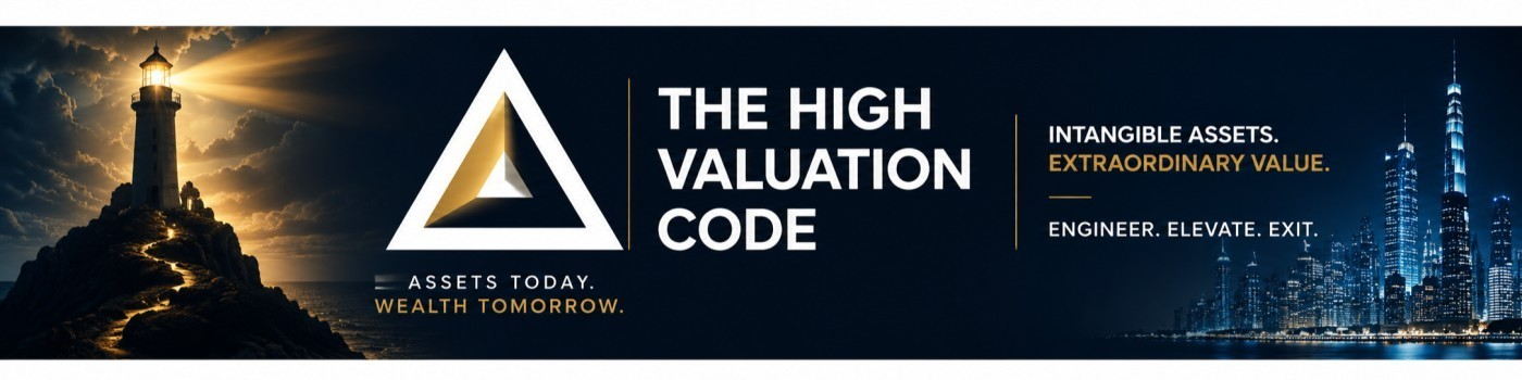 The High Valuation Code — Assets today. Wealth tomorrow. Intangible assets. Extraordinary value.